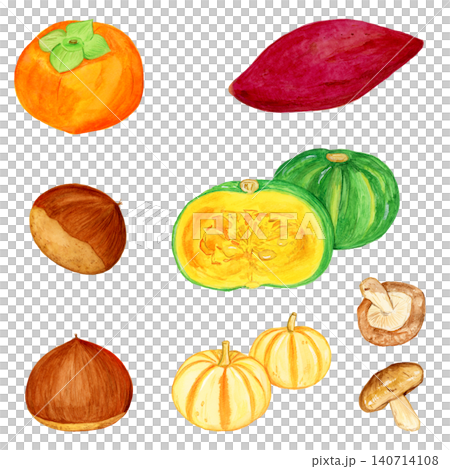 Autumn, autumn flavors, autumn, harvest, watercolor, hand-drawn, illustration Autumn, autumn flavors, autumn, harvest, watercolor, hand-drawn, illustration 140714108
