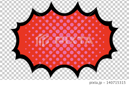 American comic-style explosion speech bubble material American comic-style explosion speech bubble material 140715315