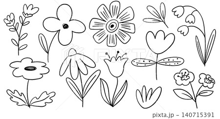 3241_flowers_crayon 3241_flowers_crayon 140715391