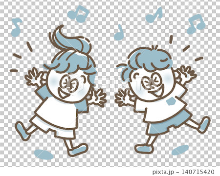 楽しそうな子どものイラスト 楽しそうな子どものイラスト 140715420