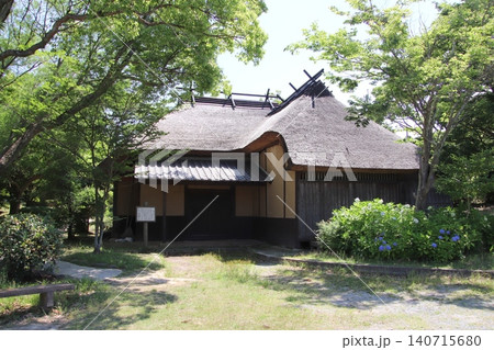 福津市の宮地嶽神社の鉤屋民家 福津市の宮地嶽神社の鉤屋民家 140715680