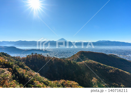 八王子山(白山)から望む富士山 八王子山(白山)から望む富士山 140716211