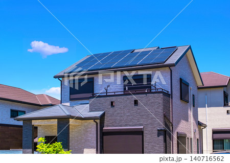 ソーラー発電の新築エコ住宅 ソーラー発電の新築エコ住宅 140716562