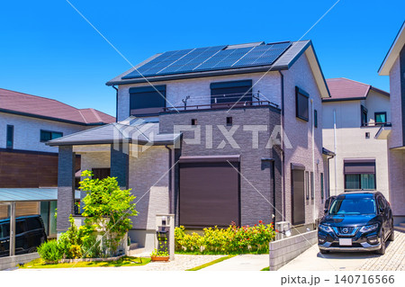 ソーラー発電の新築エコ住宅 ソーラー発電の新築エコ住宅 140716566