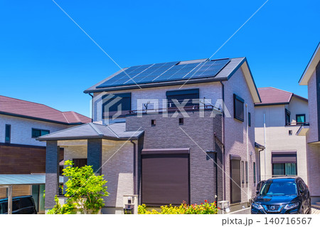 ソーラー発電の新築エコ住宅 ソーラー発電の新築エコ住宅 140716567