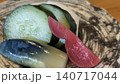 彩り豊かな和食のお新香盛り合わせ 140717044
