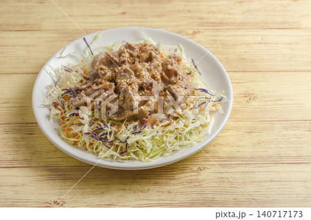 豚しゃぶ胡麻だれサラダ 豚しゃぶ胡麻だれサラダ 140717173