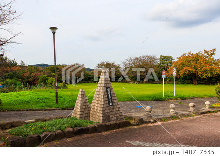福岡県北九州市戸畑区にある海が見える都島展望公園 140717335