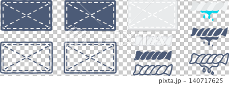 A set of materials that includes a rag and a wrung-out rag from which water drips. A set of materials that includes a rag and a wrung-out rag from which water drips. 140717625