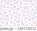 ハートのヒョウ柄の背景イラスト 140718312