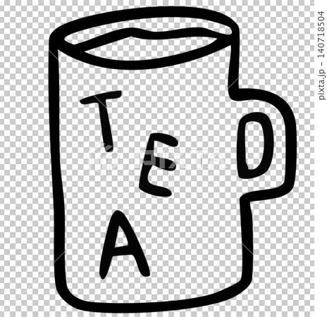 Hand drawn hot tea in mug outline for kid colouring book, cafe, restaurant, drink menu, recipe, department store, supermarket, beverage, kitchenware, office snack, breakfast, workloads, work from home Hand drawn hot tea in mug outline for kid colouring book, cafe, restaurant, drink menu, recipe, department store, supermarket, beverage, kitchenware, office snack, breakfast, workloads, work from home 140718504