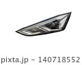 Car headlight system, led technology, new lighting technology with navigation and Look at the big way and open the automatic OA spare parts clipping part. 140718552