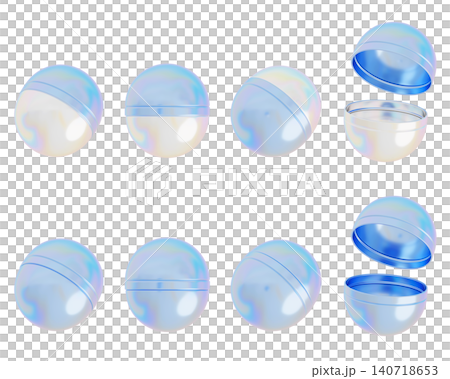 skyblue Holographic Y2K Gacha Capsules 3D Illustration Set for Trendy Game Reward skyblue Holographic Y2K Gacha Capsules 3D Illustration Set for Trendy Game Reward 140718653