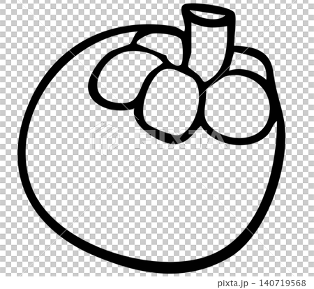 Hand drawn mangosteen outline for kid colouring book, fruit, vegan, cafe, menu, restaurant, recipe, cook book, department store, supermarket, market, mart, healthy snack, street stall, summer vibes Hand drawn mangosteen outline for kid colouring book, fruit, vegan, cafe, menu, restaurant, recipe, cook book, department store, supermarket, market, mart, healthy snack, street stall, summer vibes 140719568