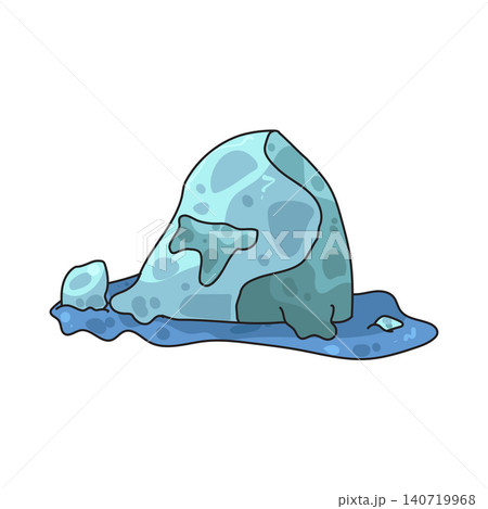 Illustration of Melting Ice Illustration of Melting Ice 140719968