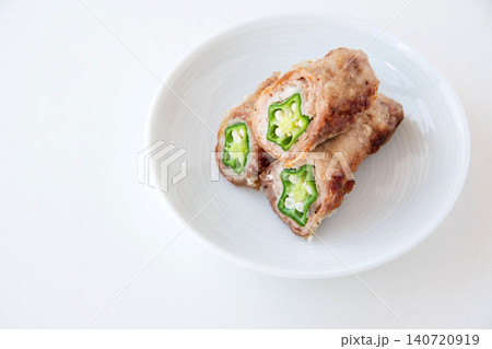 出来立てのおくら肉巻き 出来立てのおくら肉巻き 140720919