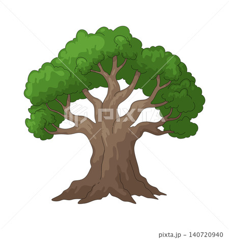 Illustration of Old Tree Illustration of Old Tree 140720940