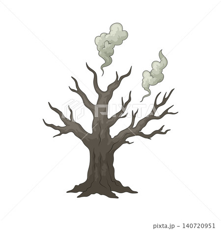 Illustration of Burnt Tree 140720951