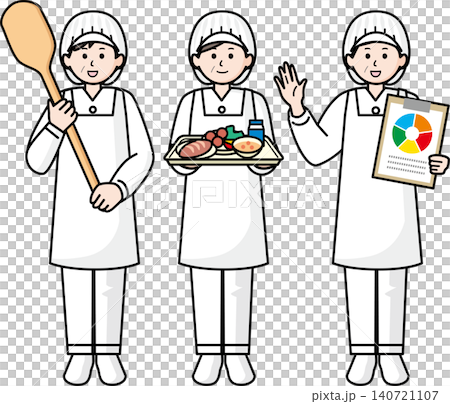 Senior female school lunch cook Senior female school lunch cook 140721107