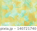 背景素材　水彩テクスチャ　黄色　緑 140721740