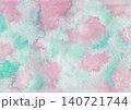背景素材　水彩テクスチャ　ピンク　緑 140721744