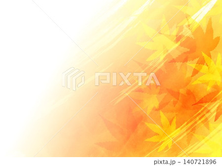 オレンジ色にペイントされた紙に紅葉 オレンジ色にペイントされた紙に紅葉 140721896