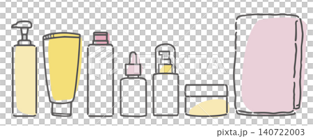 可愛的手繪保養品插畫集 可愛的手繪保養品插畫集 140722003