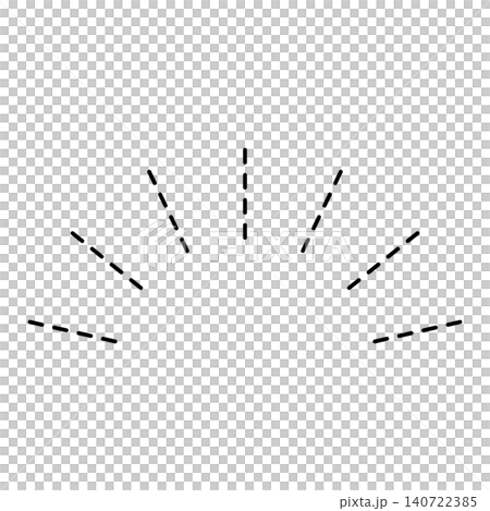 半圓形匯聚線/旭日紋 半圓形匯聚線/旭日紋 140722385