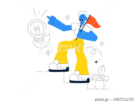 Authentic Leadership Vector Illustration Featuring Trust Building, Ethical Leadership, Team Communication, Personal Growth, and Workplace Inspiration 140723270