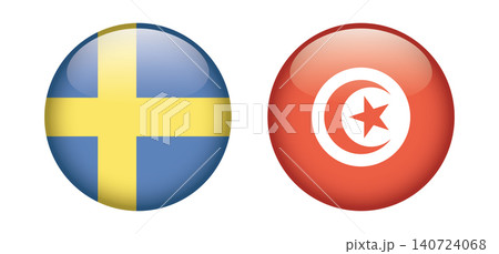 World Cup 2026 group F teams flags from round 3D buttons icons Sweden - Tunisia World Cup 2026 group F teams flags from round 3D buttons icons Sweden - Tunisia 140724068