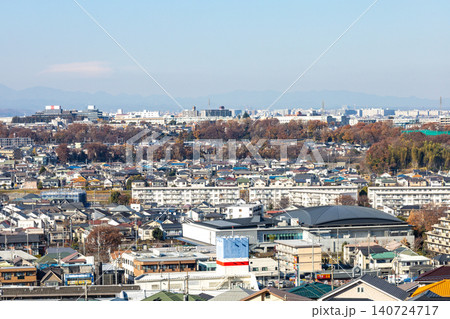 【東京都 日野市】郊外の住宅地の風景 【東京都 日野市】郊外の住宅地の風景 140724717