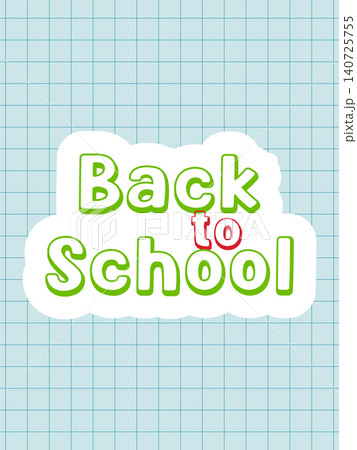 Banner Back to school. Vector illustration 140725755