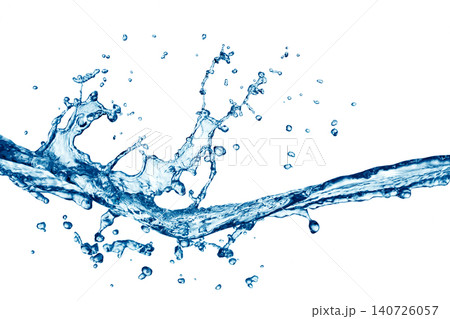 Water splash on white Water splash on white 140726057