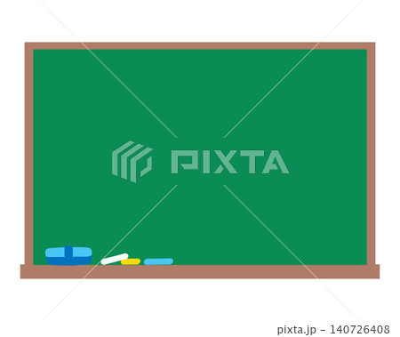 シンプルな黒板のイラスト　学校用品 140726408