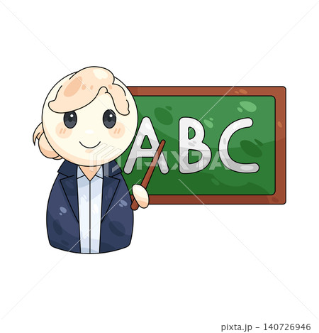 Illustration of teacher Illustration of teacher 140726946