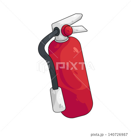 Illustration of fire extinguisher Illustration of fire extinguisher 140726987