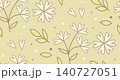 vector seamless pattern with camomile flowers 140727051