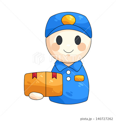 Illustration of courier 140727262