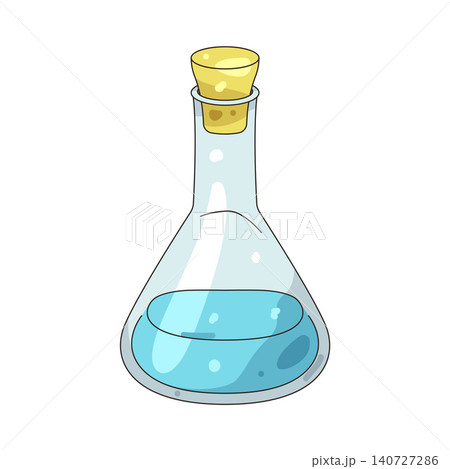Illustration of flask Illustration of flask 140727286