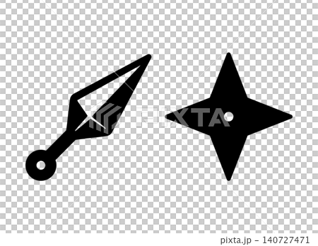 Kunai, Shuriken, Icon 140727471