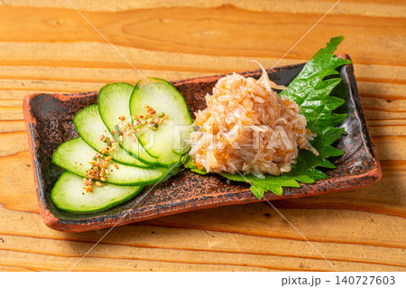 コリコリ食感がたまらない、さっぱりとした梅水晶 コリコリ食感がたまらない、さっぱりとした梅水晶 140727603