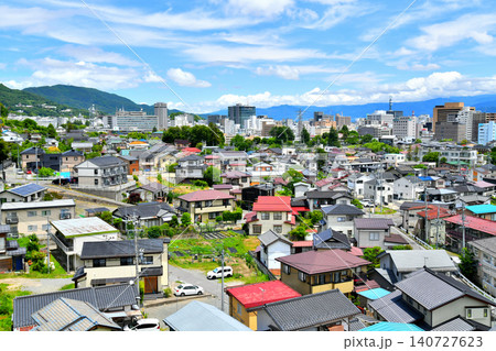 長野県庁(左奥)周辺~長野市街地を望む(長野県長野市)【2026.6】 長野県庁(左奥)周辺~長野市街地を望む(長野県長野市)【2026.6】 140727623