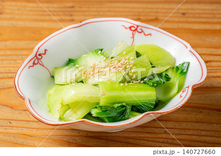 野菜本来の旨味を味わう、さっぱりとした青菜のナムル 野菜本来の旨味を味わう、さっぱりとした青菜のナムル 140727660