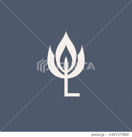 Candle icon, vector illustration. Flat design style eps 10 letter L Candle icon, vector illustration. Flat design style eps 10 letter L 140727960