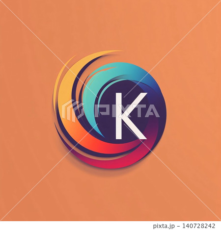 company logo icon element template alphabet letter k orange blue circle glossy design company logo icon element template alphabet letter k orange blue circle glossy design 140728242
