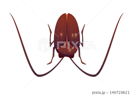 Cartoon insects font letter or bugs typeface English alphabet, vector ABC type. Bug and arthropod animal typeface font of letter W in shape of beetle or cockroach character for typography type 140728621