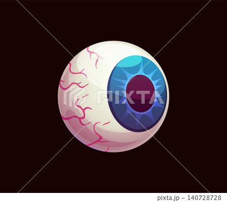 Halloween zombie eye for scary and spooky game cartoon vector icon. Halloween horror night holiday and trick or treat party zombie eyeball or dead monster eye for spooky horror game asset Halloween zombie eye for scary and spooky game cartoon vector icon. Halloween horror night holiday and trick or treat party zombie eyeball or dead monster eye for spooky horror game asset 140728728
