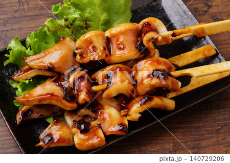 おいしいイカ焼き 串焼き おいしいイカ焼き 串焼き 140729206