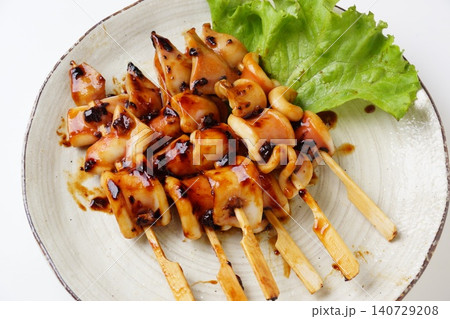 おいしいイカ焼き 串焼き おいしいイカ焼き 串焼き 140729208