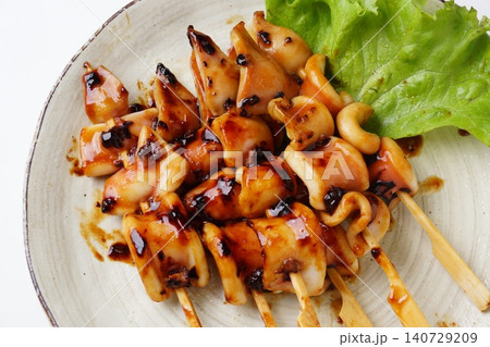 おいしいイカ焼き　串焼き 140729209